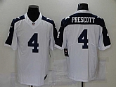 Nike Cowboys 4 Dak Prescott White Throwback Vapor Untouchable Limited Jersey,baseball caps,new era cap wholesale,wholesale hats